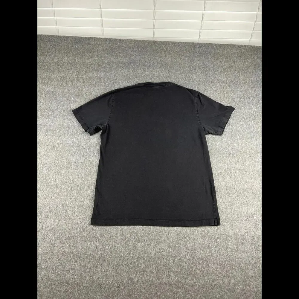True Religion Mens Onyx Buddha Graphic Print Cotton T‎ Shirt Sz Medium